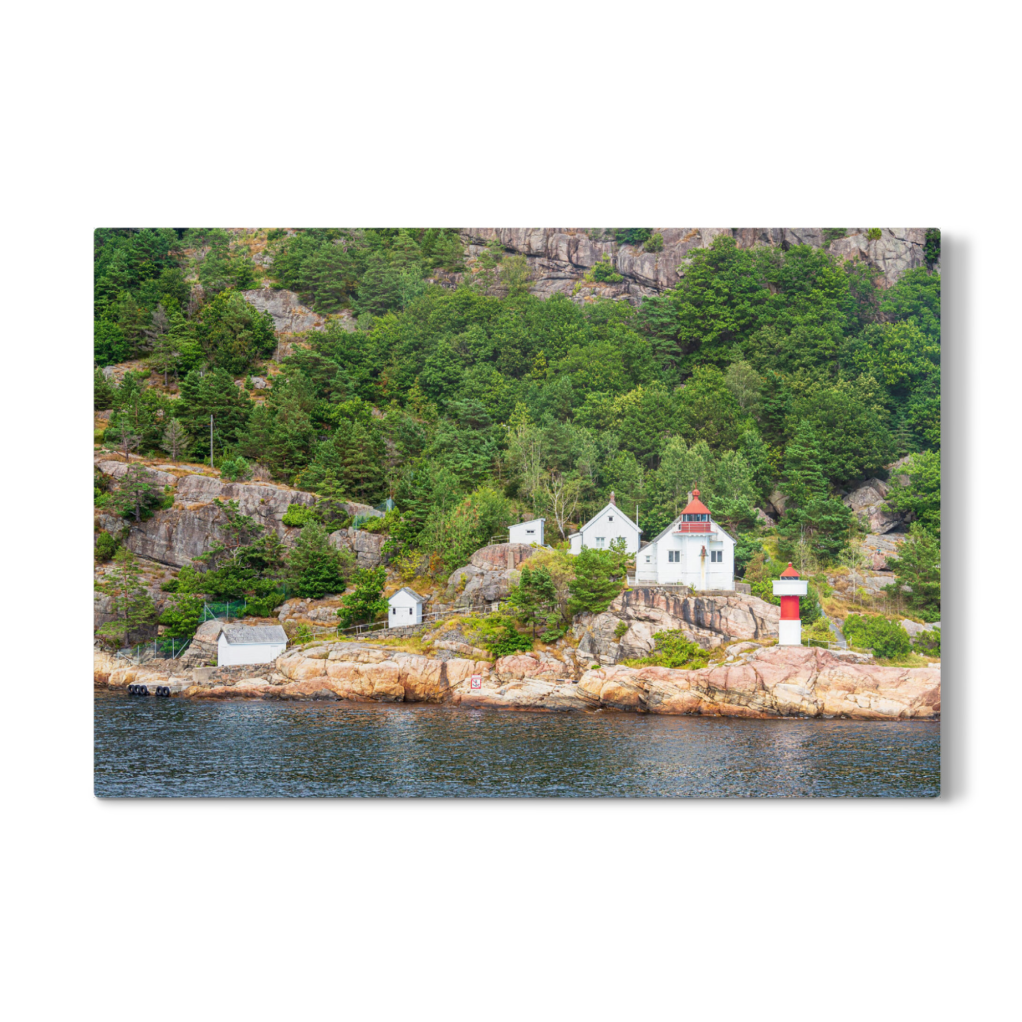 Galerie-Print "Leuchtturm Odderøya Fyr" 75x50 cm artboxONE