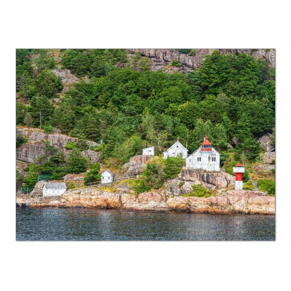Puzzle Ravensburger "Leuchtturm Odderøya Fyr" artboxONE - Natur,Reise,Architektur,Reise / Strand und Meer,Reise / Länder