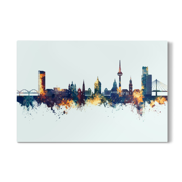 Galerie-Print "Mannheim Germany Skyline Winter" 30x20 cm artboxONE