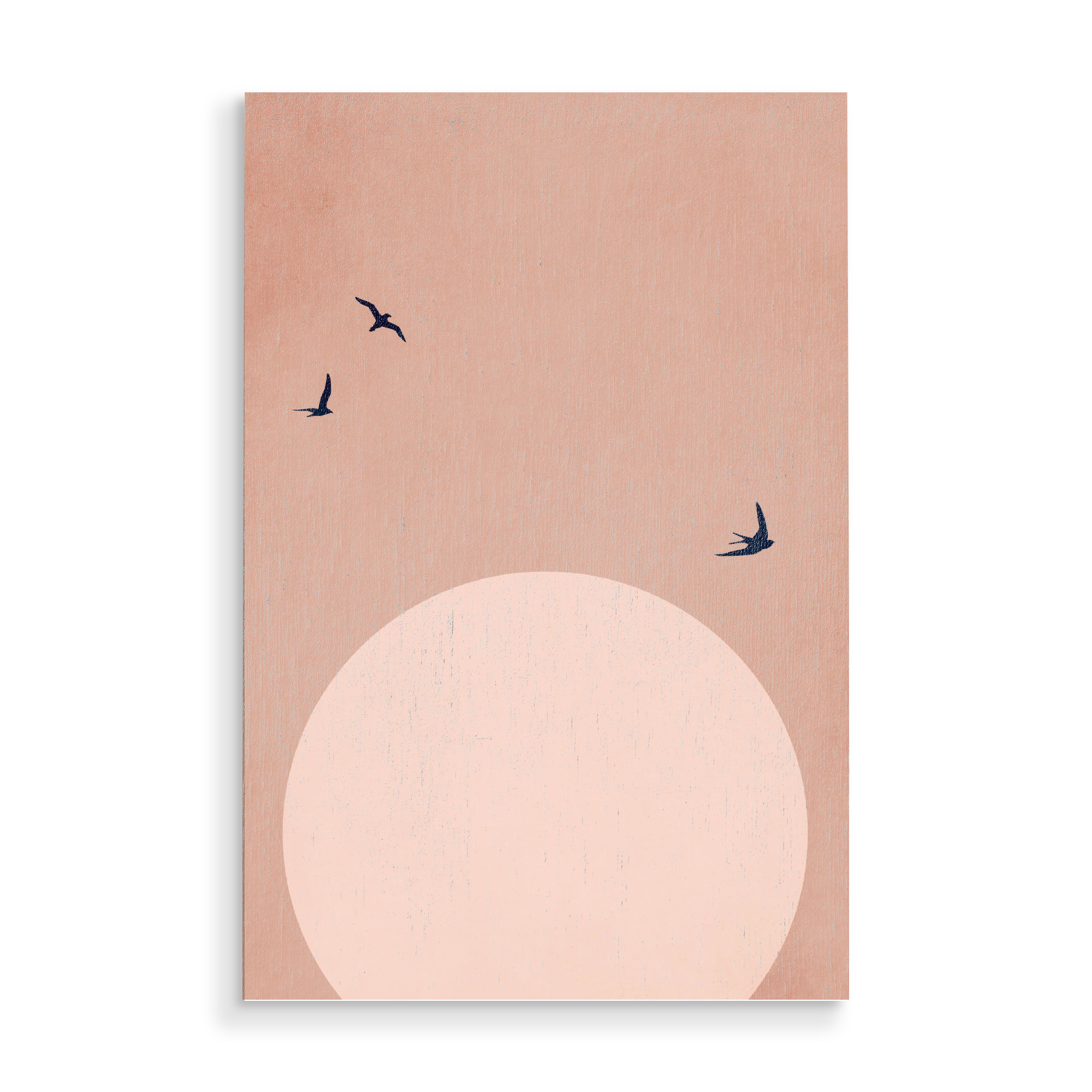 Holzbild "The Beauty Of Life" artboxONE - Tiere,Abstrakt - Vögel,Sonnenuntergang,Abstrakt,Sunset,Birds,Abstract