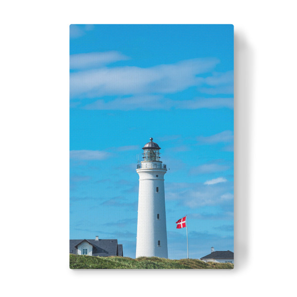 Leinwandbild "Leuchtturm Hirtshals Fyr" artboxONE - Reise,Architektur,Reise / Länder