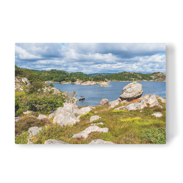 Leinwandbild "Skjernøya in Norwegen" artboxONE - Natur,Reise,Reise / Strand und Meer,Reise / Länder