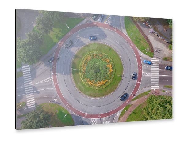 Alu-Dibond "Lübeck - Kreisel am Mühlentor" 30x20 cm artboxONE