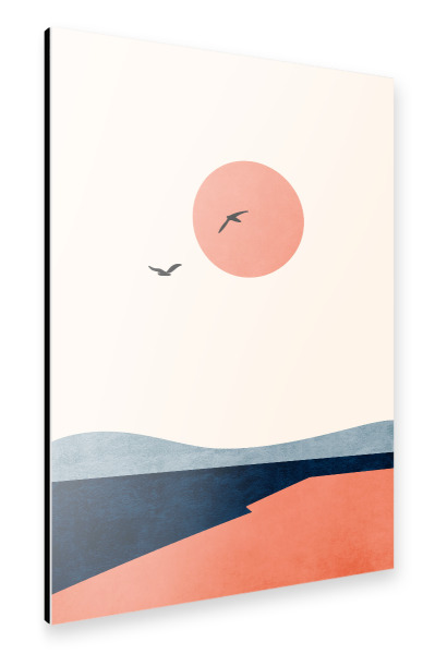 Alu-Dibond "Der Strand des Glücks" 30x20 cm artboxONE