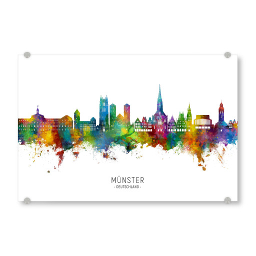 Münster Germany Skyline txt