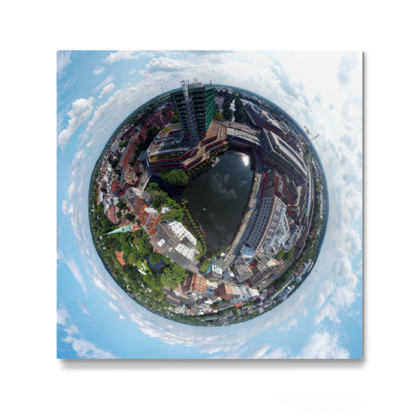 Galerie-Print "Hamburg-Bergedorf CCB,Serrahn;high" 30x30 cm artboxONE