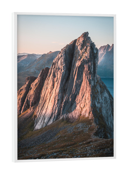 Poster mit weißem Rahmen "Epic Mountain" artboxONE - Natur