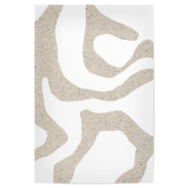 Poster "Bold Shapes" artboxONE - Abstrakt,Geometrie - Minimalismus,Minimalistische kunst,Abstract,Abstrakt,Formen,Shapes,Boho,Beige
