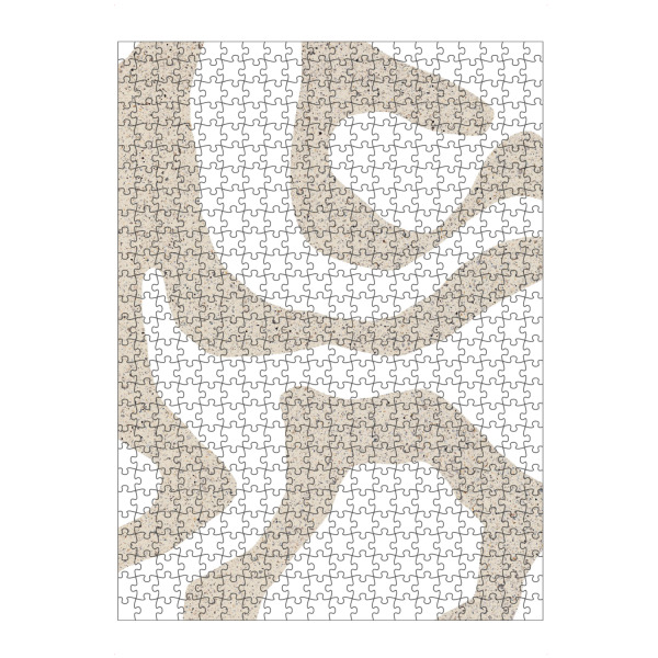 Puzzle Ravensburger "Bold Shapes" artboxONE - Abstrakt,Geometrie - Minimalismus,Minimalistische kunst,Abstract,Abstrakt,Formen,Shapes,Boho,Beige