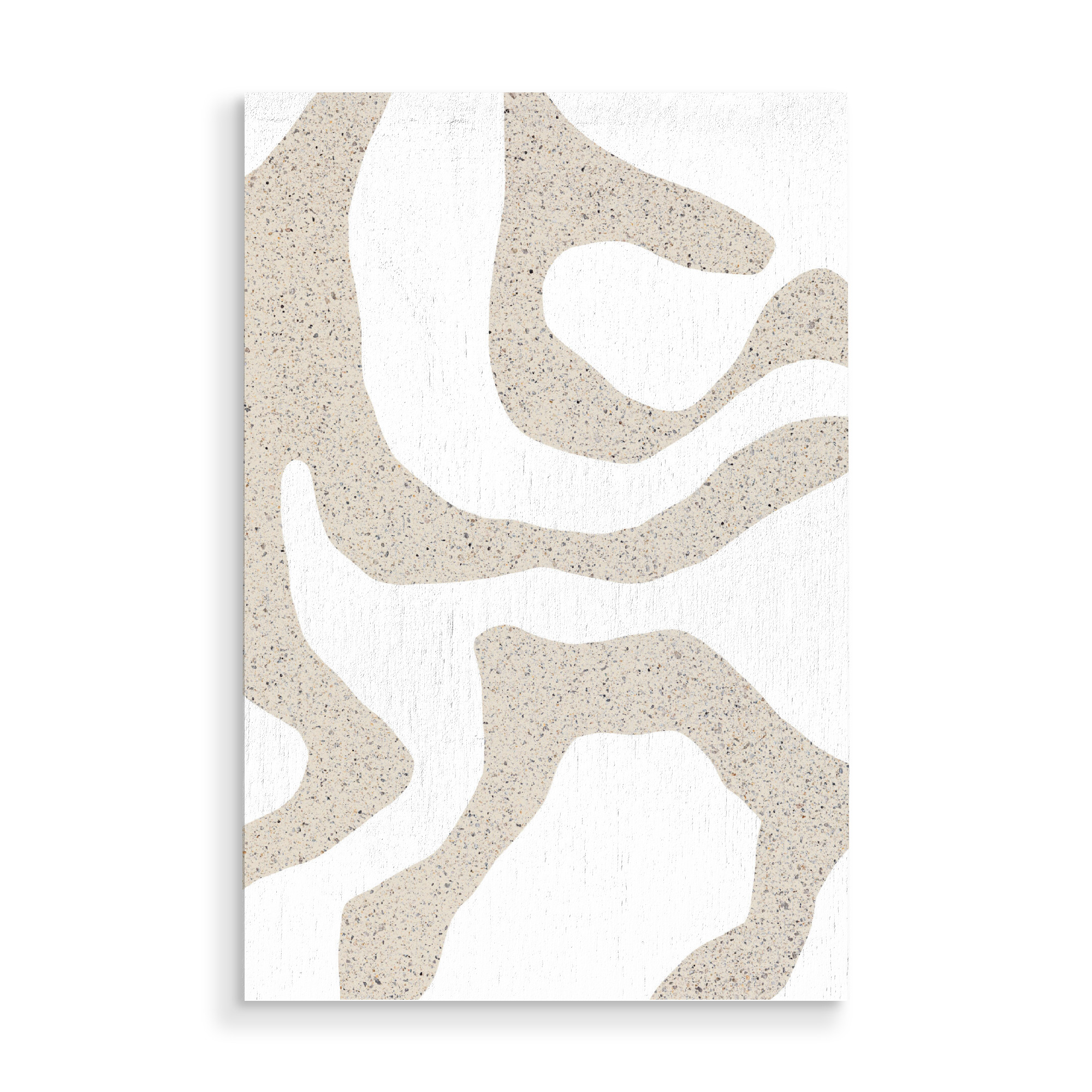 Holzbild "Bold Shapes" artboxONE - Abstrakt,Geometrie - Minimalismus,Minimalistische kunst,Abstract,Abstrakt,Formen,Shapes,Boho,Beige