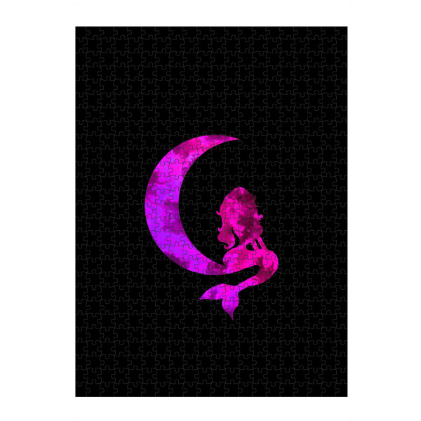 artboxONE Puzzle "Crescent Moon and Mermaid" artboxONE - Natur,Für Kinder,Menschen,Fiktion