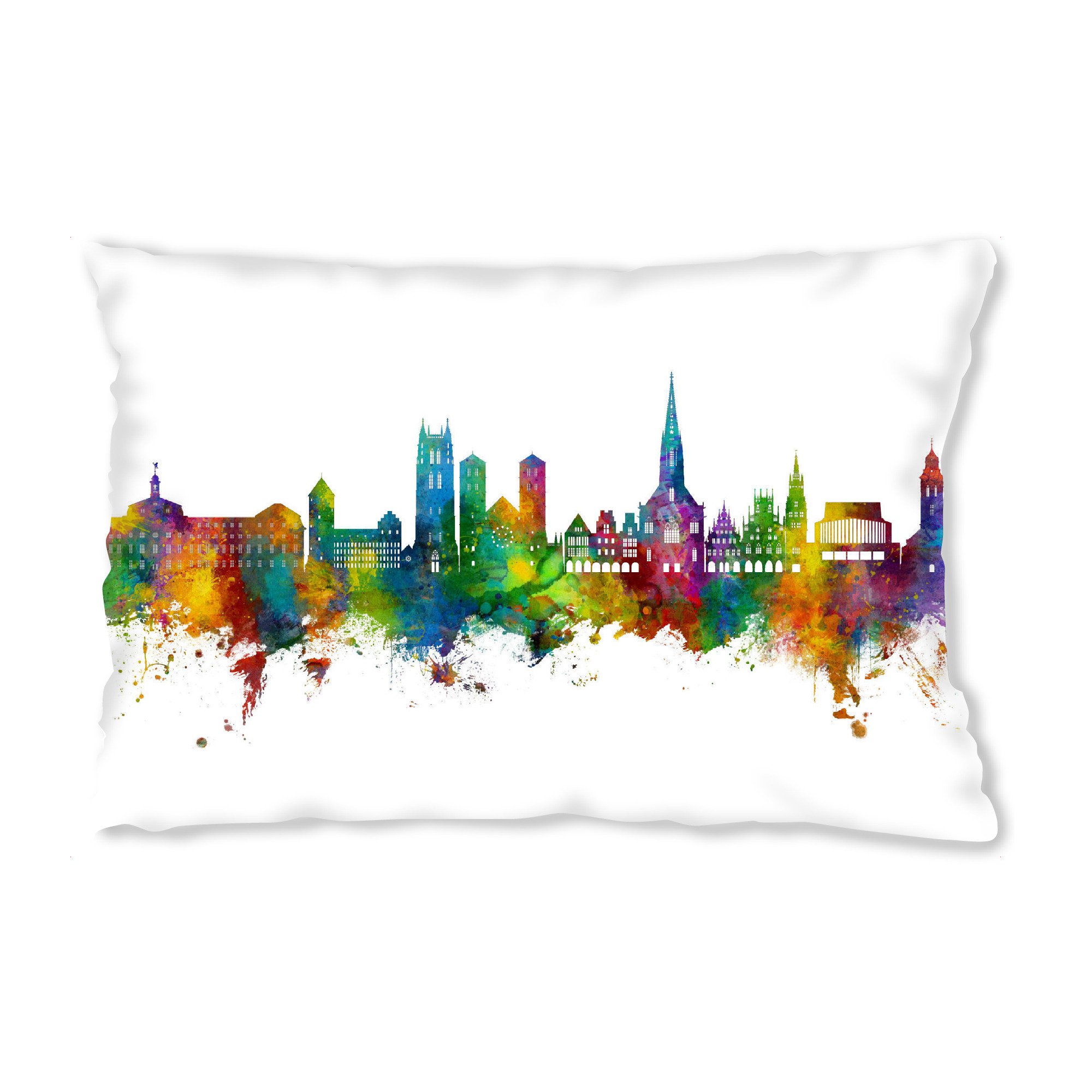 Design-Kissen "Münster Germany Skyline" artboxONE - Städte