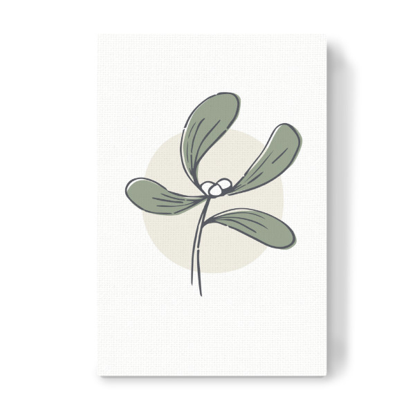 Leinwandbild "Mistelzweig" artboxONE - Floral,Weihnachten