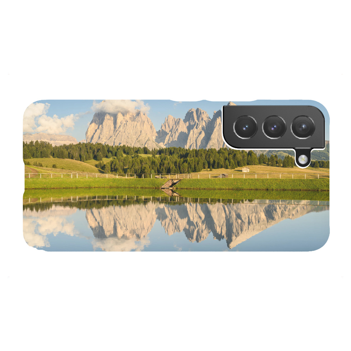 Samsung Galaxy "Spiegelung auf der Seiser Alm" Premium-Case Handyhülle artboxONE