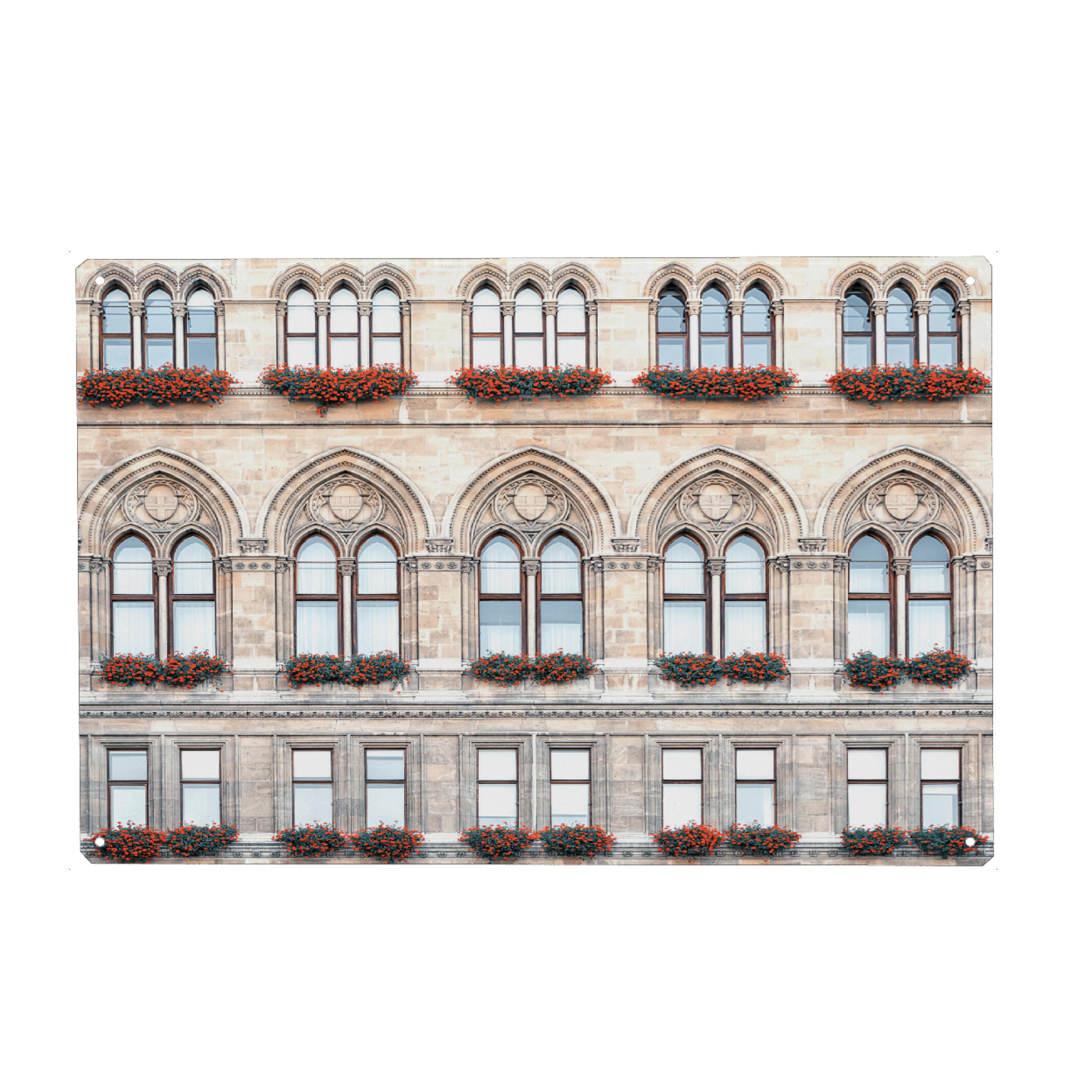Holzbild "Facade" artboxONE - Städte,Reise,Architektur,Reise / Länder,Städte / Wien