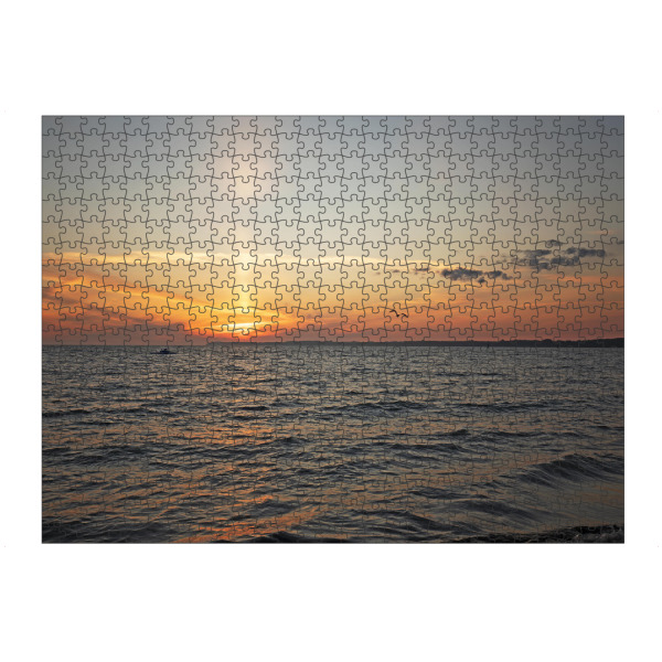 artboxONE Puzzle "Sonnenaufgang in Travemünde" artboxONE - Natur,Reise,Reise / Strand und Meer
