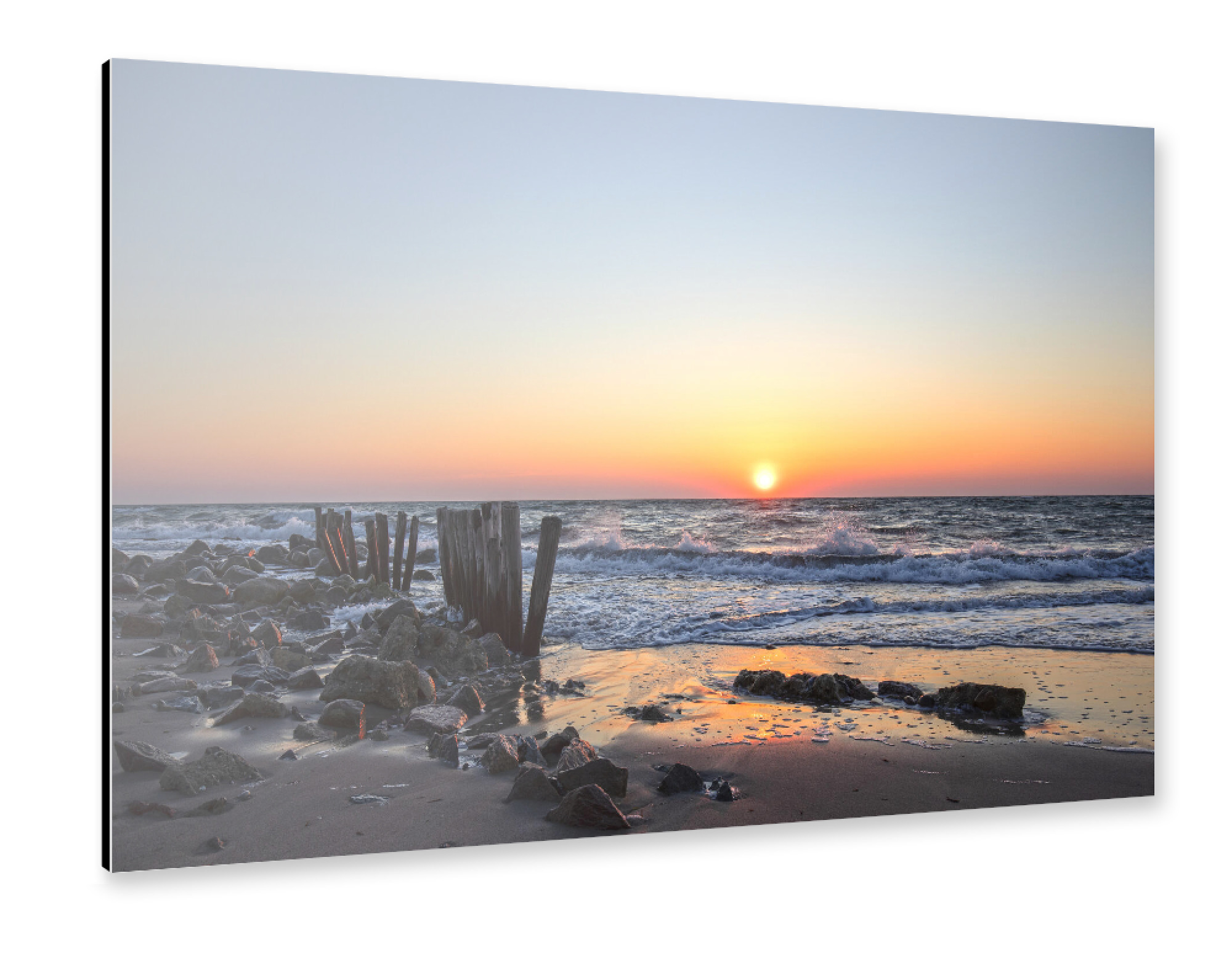 Alu-Dibond "Sonnenaufgang in Dahmeshöved" 75x50 cm artboxONE