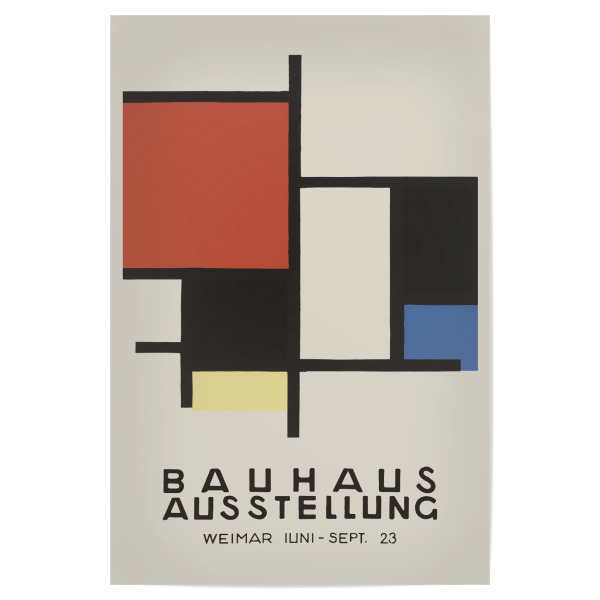Poster "BAUHAUS EXHIBITION" artboxONE - Abstrakt,Architektur