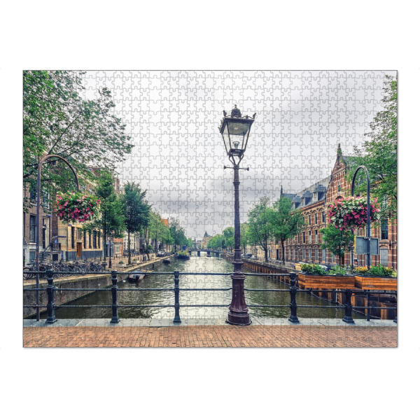 Puzzle Ravensburger "Amsterdam downtown" artboxONE - Städte,Reise,Architektur,Reise / Länder,Städte / Amsterdam