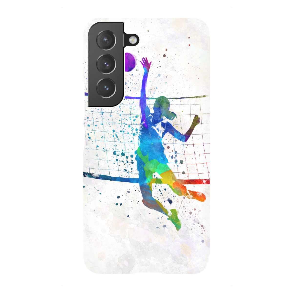 Samsung Galaxy "Watercolor volleyball player-i" Premium-Case Handyhülle artboxONE