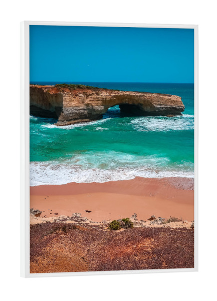 Poster mit weißem Rahmen "London Bridge in Australien" artboxONE - Natur,Reise / Strand und Meer