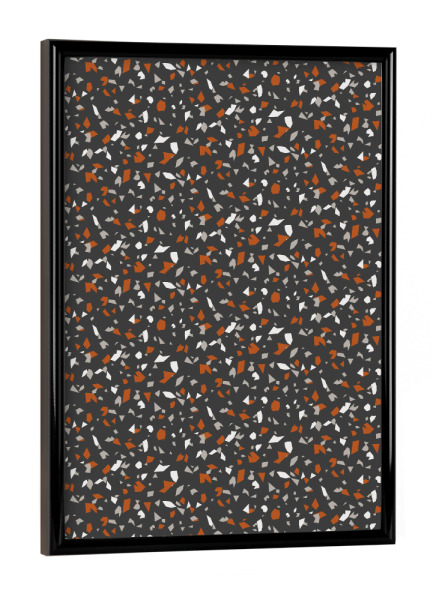 Poster mit schwarzem Rahmen "Frida Terrazzo no.three" artboxONE - Abstrakt