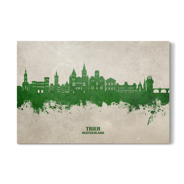 Galerie-Print "Trier Germany Skyline PaintGreen" 30x20 cm artboxONE