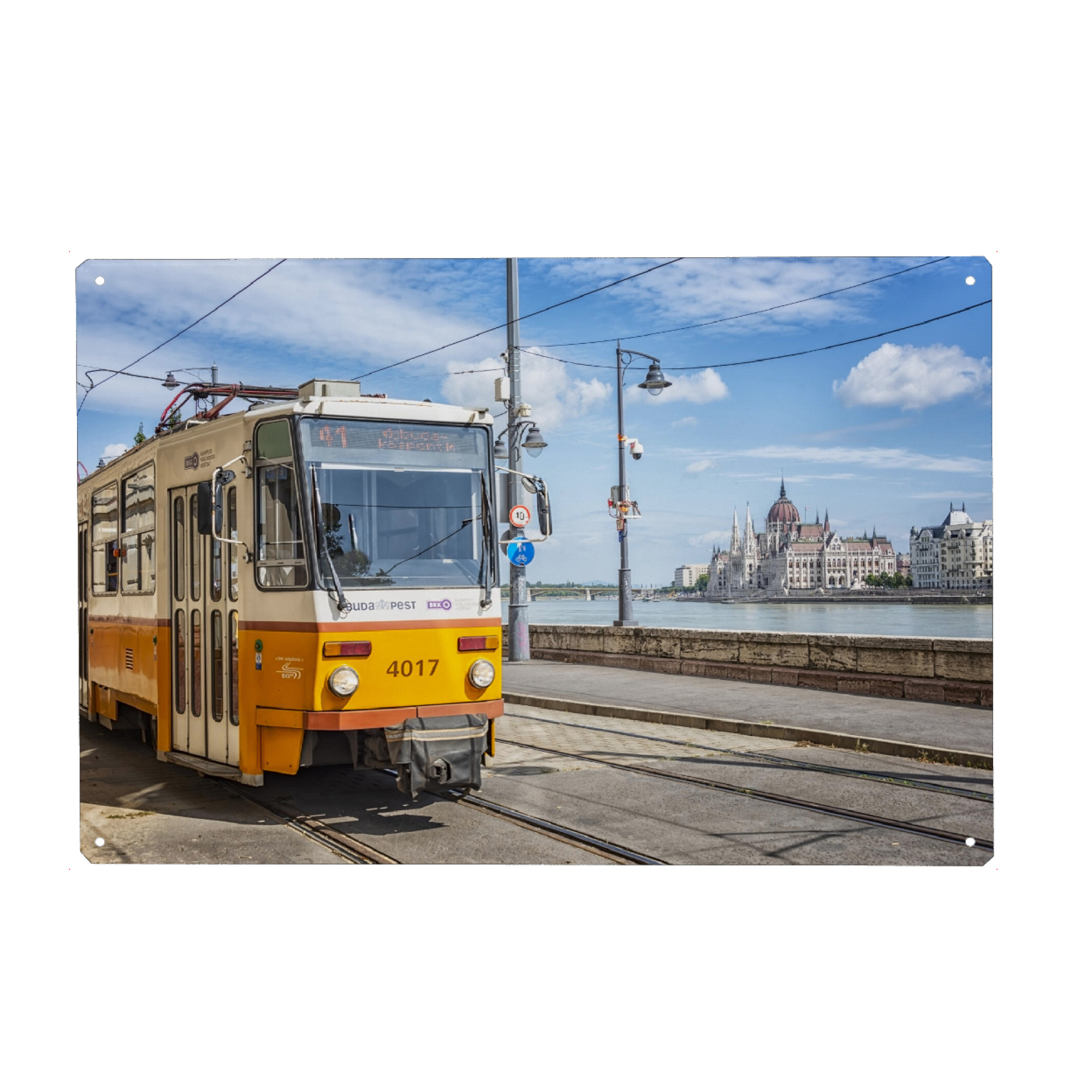 Holzbild "Budapest City" artboxONE - Städte,Reise,Architektur,Reise / Länder,Städte / Budapest