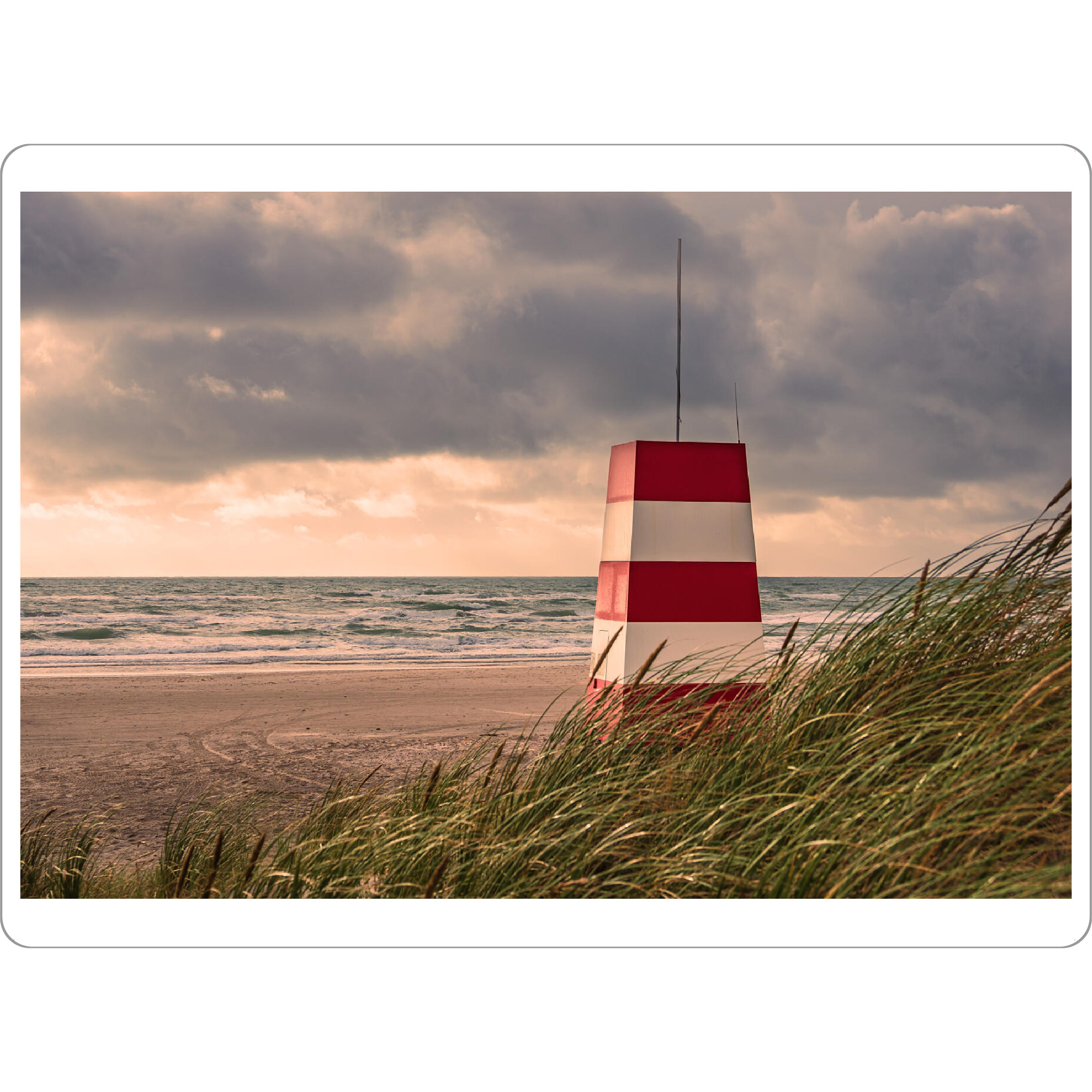 Tischset "Strand in Tornby" artboxONE - Natur,Reise,Architektur,Reise / Strand und Meer,Reise / Länder