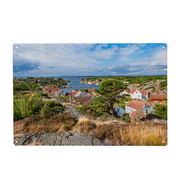 Metall Poster "Brekkestø in Norwegen" artboxONE - Natur,Reise,Architektur,Reise / Strand und Meer,Reise / Länder