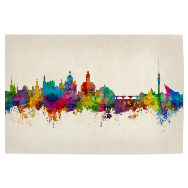 Poster 30x20 cm "Dresden Germany Skyline Urban" artboxONE - Städte,Städte / Dresden