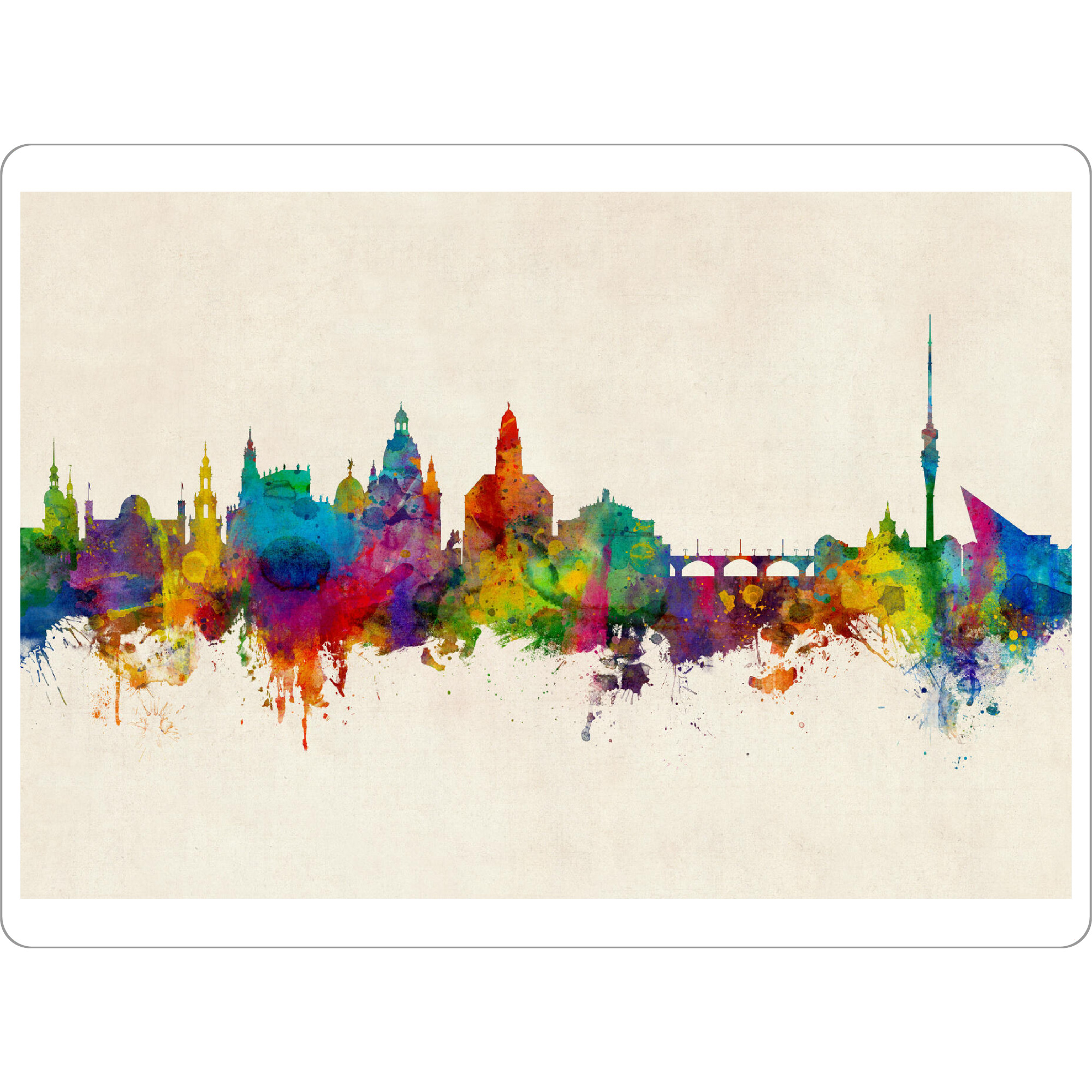 Tischset "Dresden Germany Skyline Urban" artboxONE - Städte,Städte / Dresden