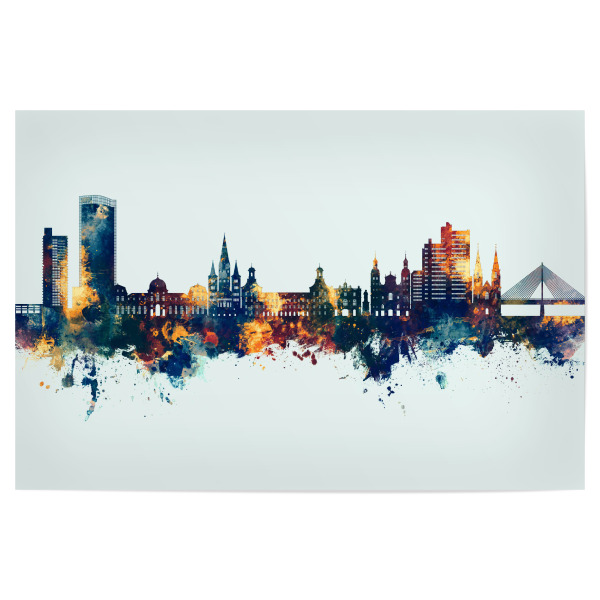 Poster 30x20 cm "Bonn Germany Skyline Winter" artboxONE - Städte