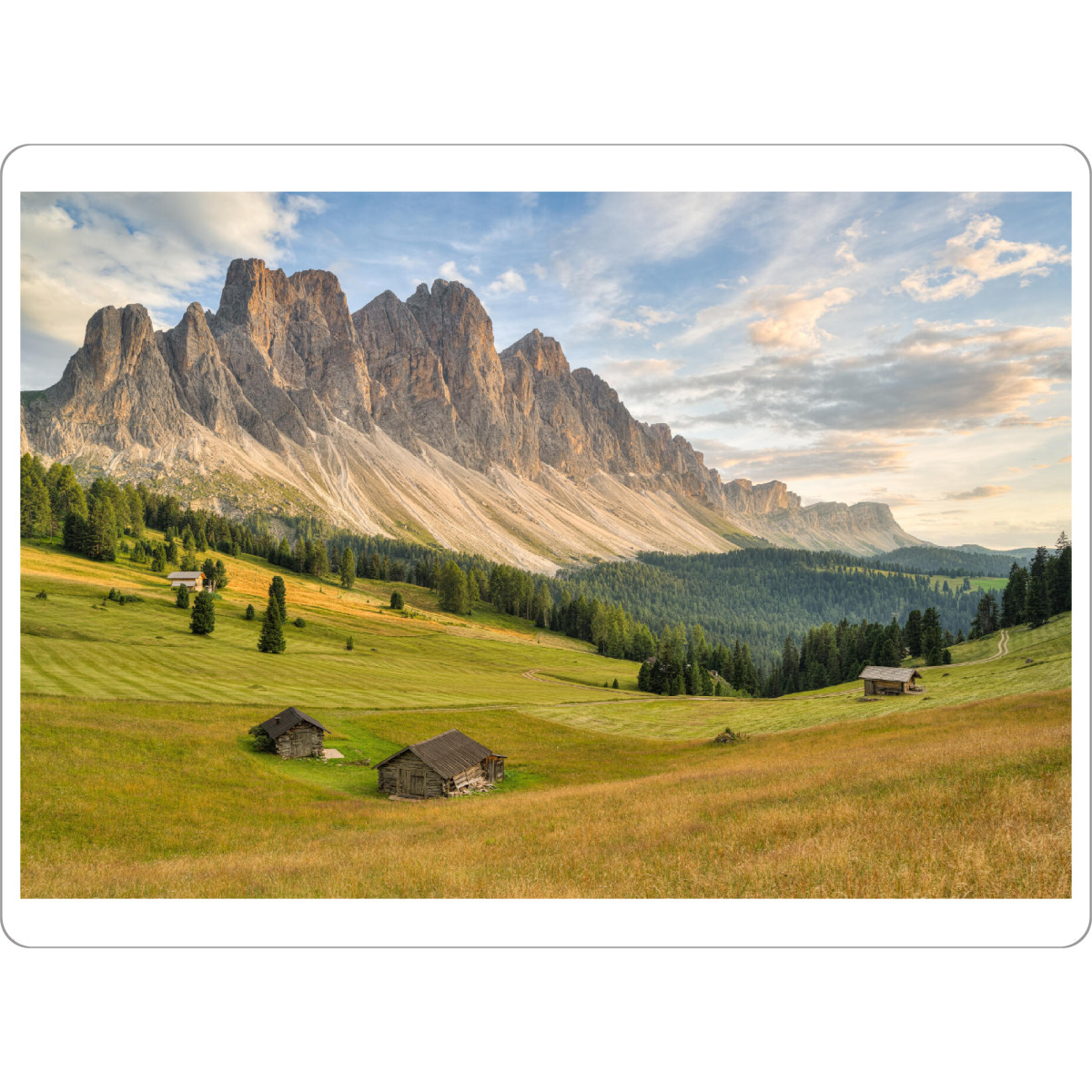 Tischset "Geislergruppe in Südtirol" artboxONE - Natur,Reise,Reise / Länder