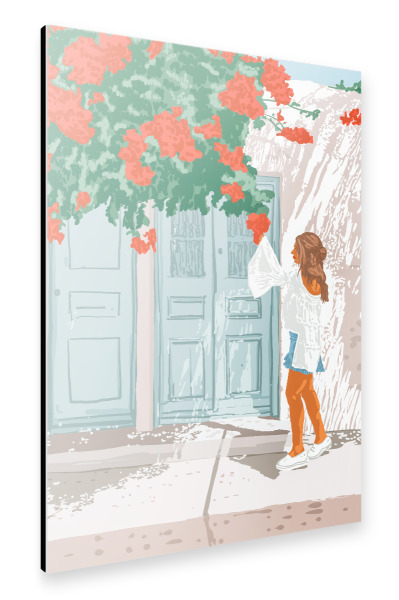 Alu-Dibond "The Places We Visit" 30x20 cm artboxONE