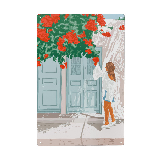 Holzbild "The Places We Visit" artboxONE - Reise,Menschen,Architektur