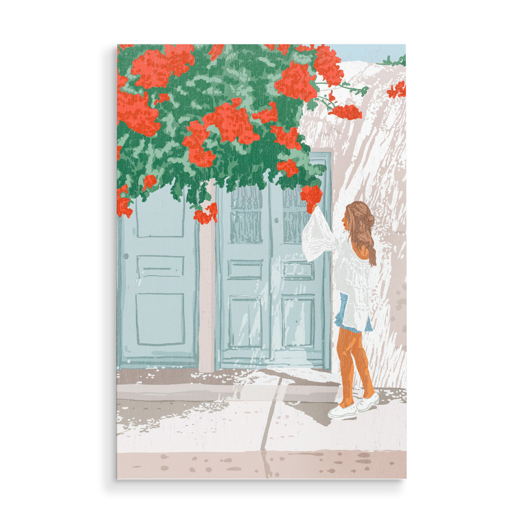 Holzbild "The Places We Visit" artboxONE - Reise,Menschen,Architektur