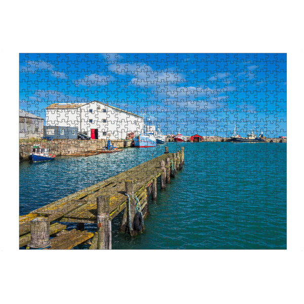 Puzzle Ravensburger "Hafen von Hirtshals" artboxONE - Reise,Architektur,Reise / Strand und Meer,Reise / Länder