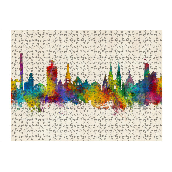 artboxONE Puzzle "Bielefeld Germany Skyline Urban" artboxONE - Städte