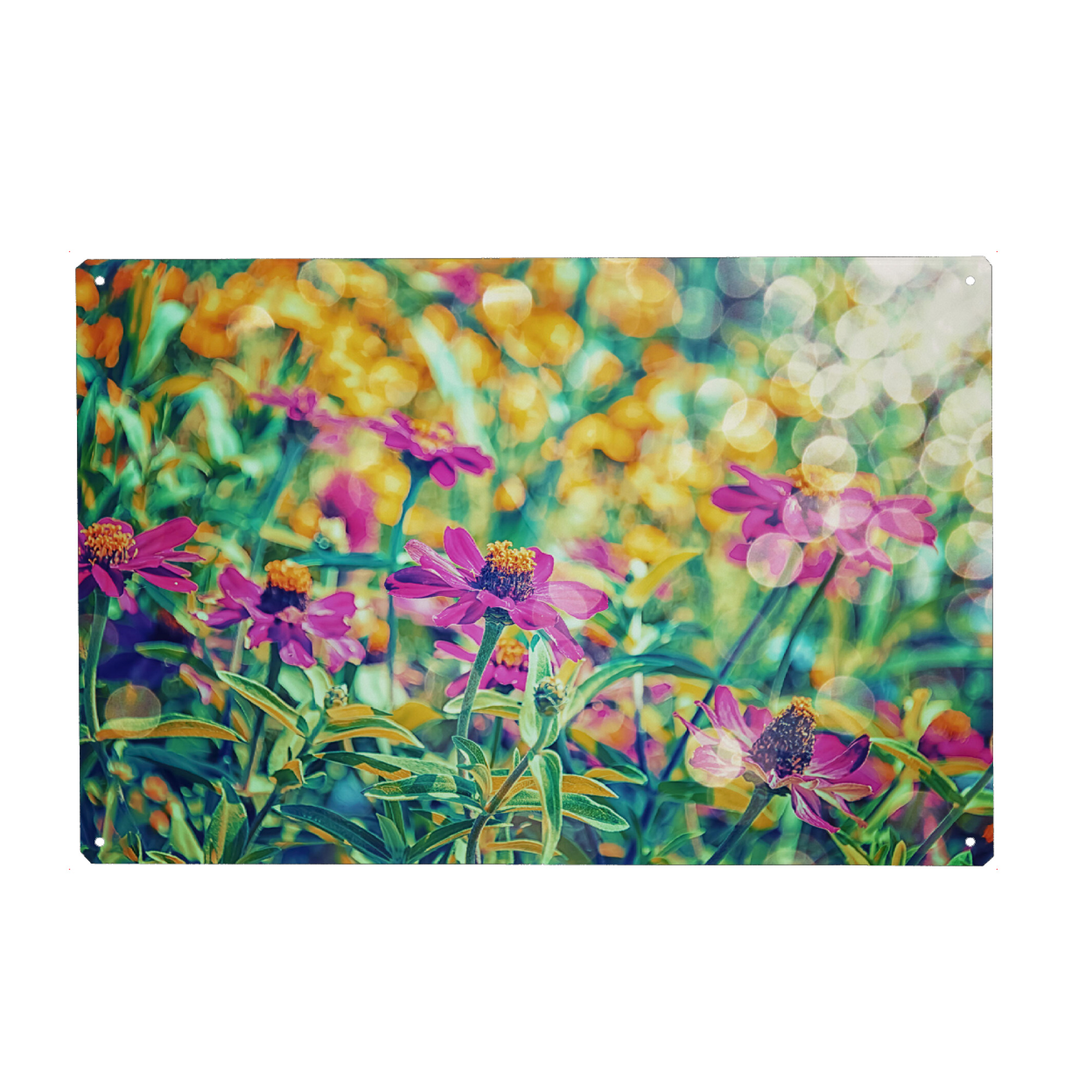 Holzbild "Garden in the morning" artboxONE - Natur,Floral,Liebe,Für Mama