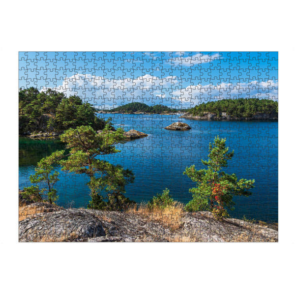 Puzzle Ravensburger "Landschaft auf Riveneset" artboxONE - Natur,Reise,Reise / Strand und Meer,Reise / Länder