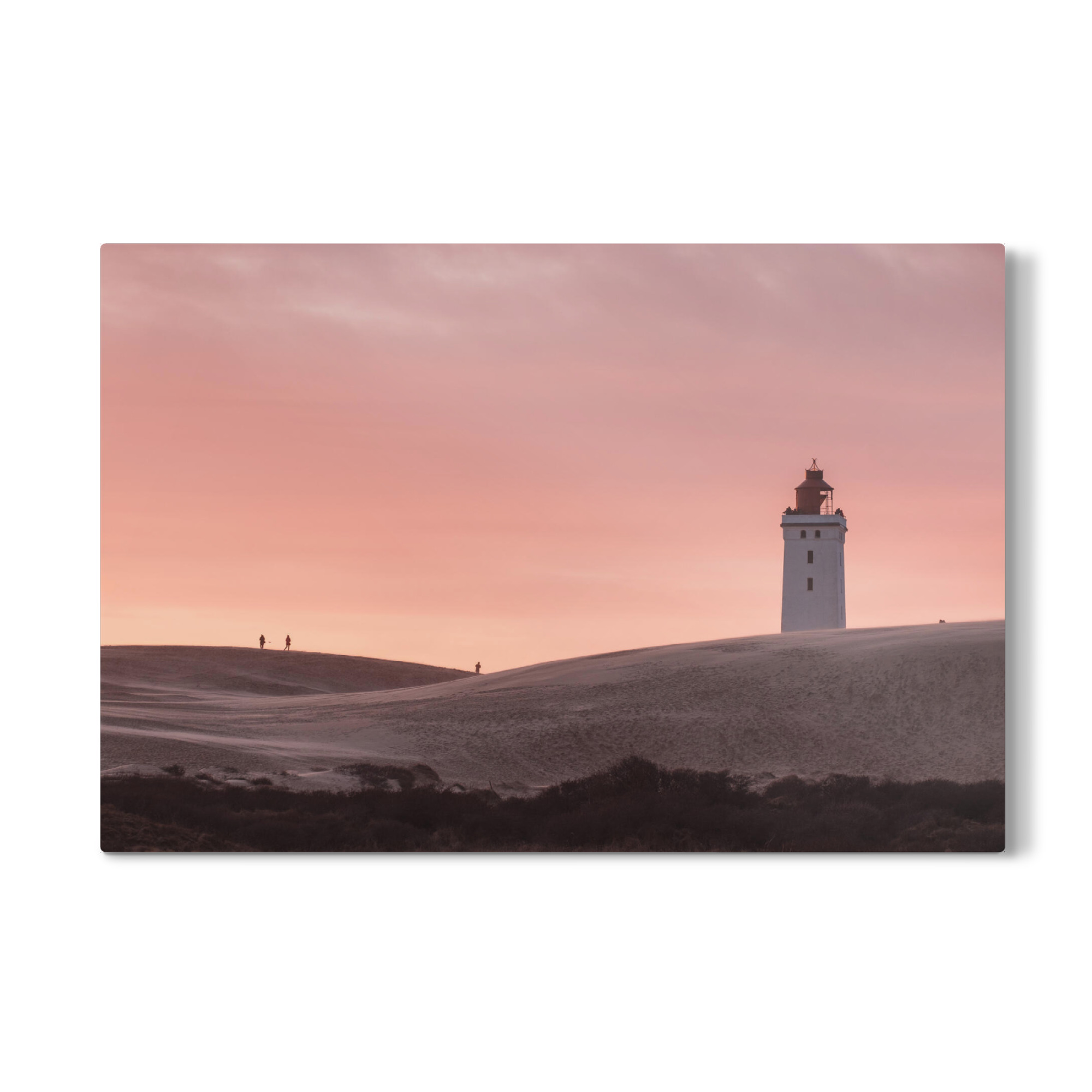 Galerie-Print "Lighthouse in Dunes at Sunset" 75x50 cm artboxONE