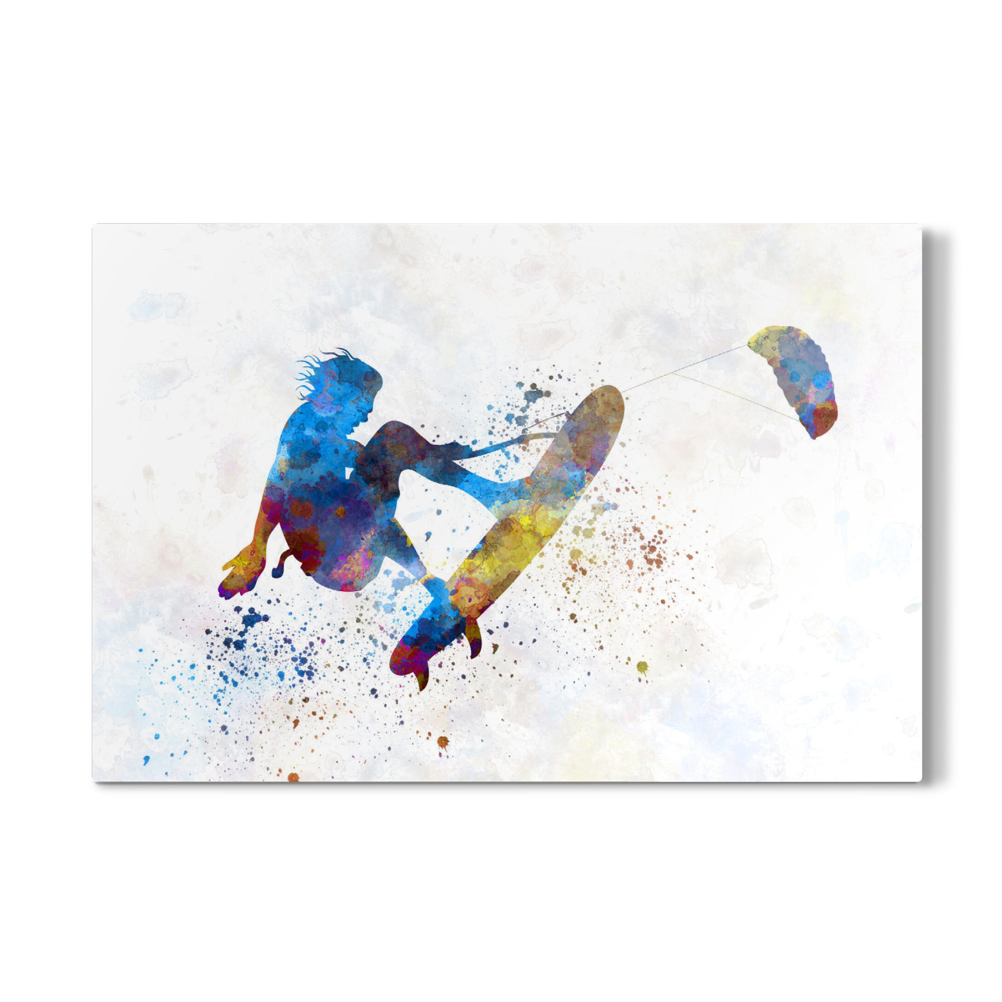 Galerie-Print "Surfer in watercolor" 30x20 cm artboxONE