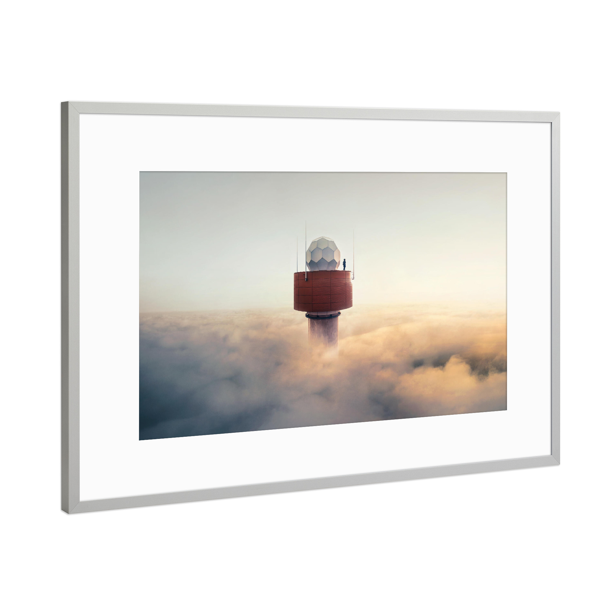 Poster mit Rahmen Silber "ISOBƎL" artboxONE - Natur,Reise,Buchstaben / K
