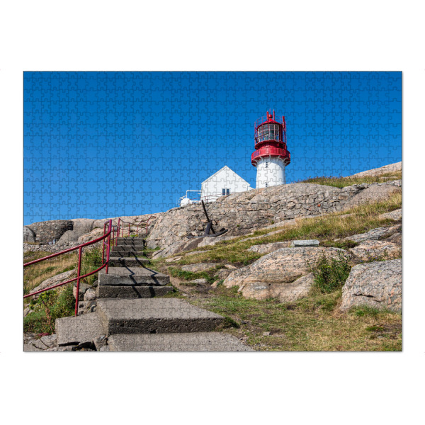 Puzzle Ravensburger "Lindesnes Fyr in Norwegen" artboxONE - Natur,Reise,Architektur,Reise / Länder