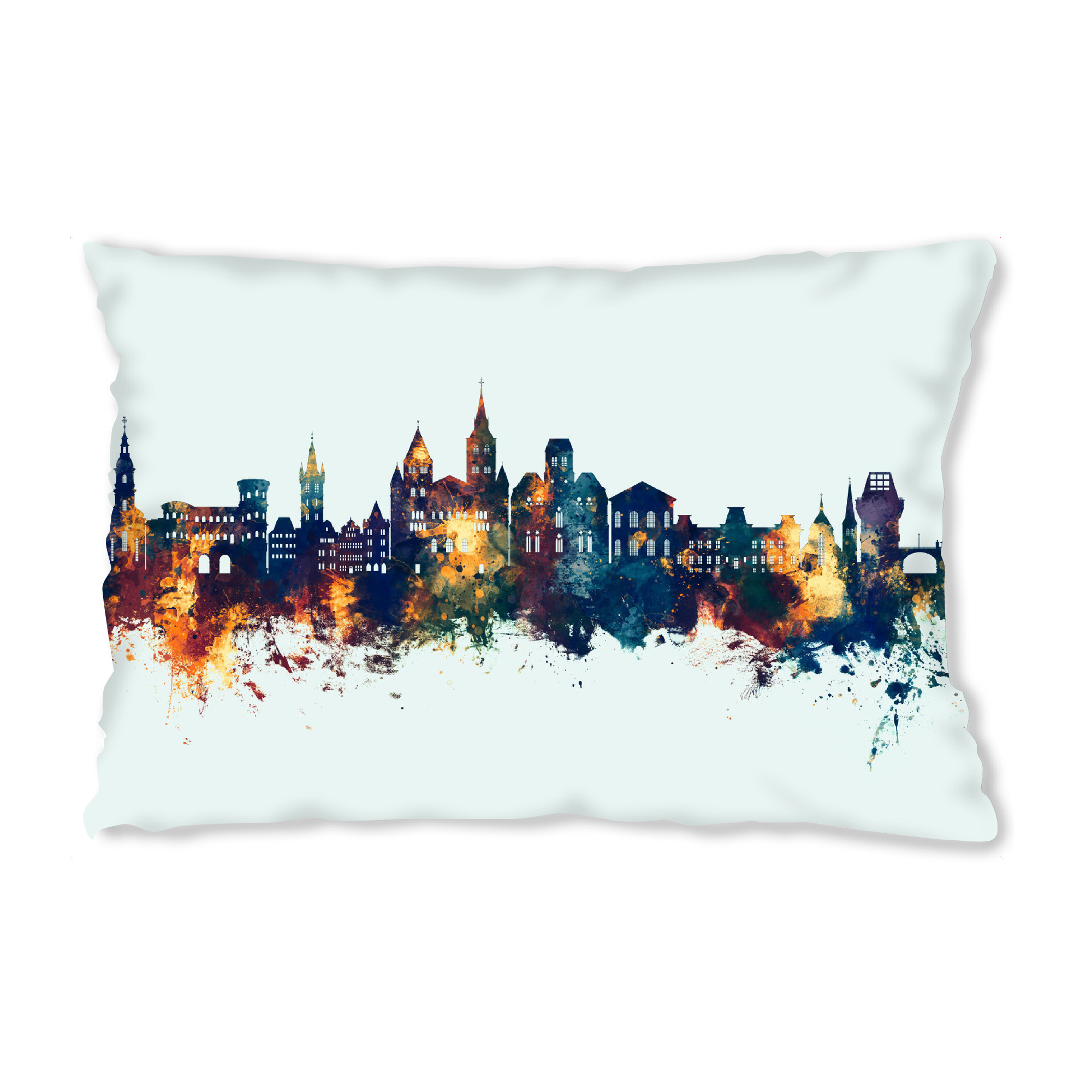 Design-Kissen "Trier Germany Skyline Winter" artboxONE - Städte