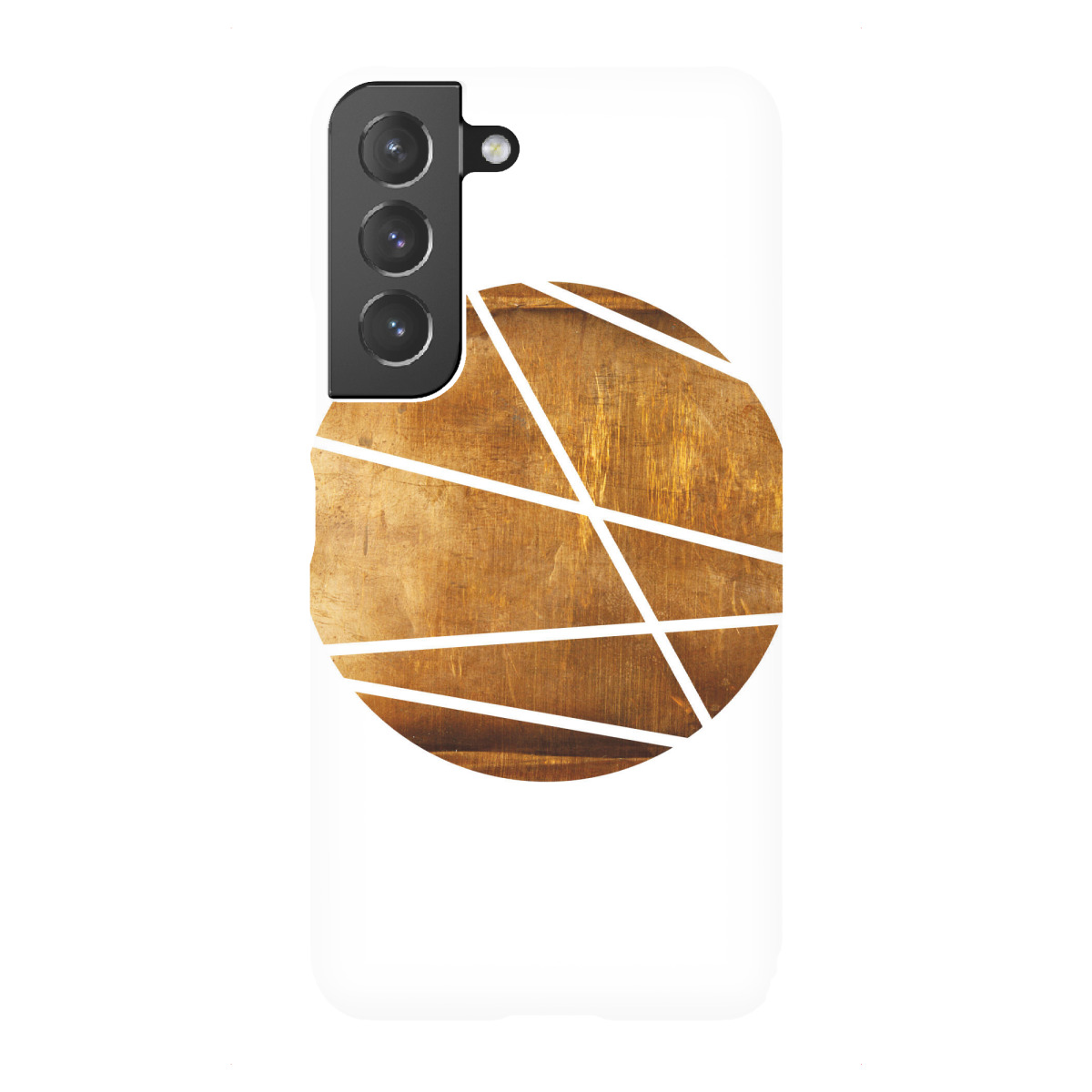 "Abstract Circle in Gold"für Samsung Galaxy - Premium-Case Handyhülle artboxONE