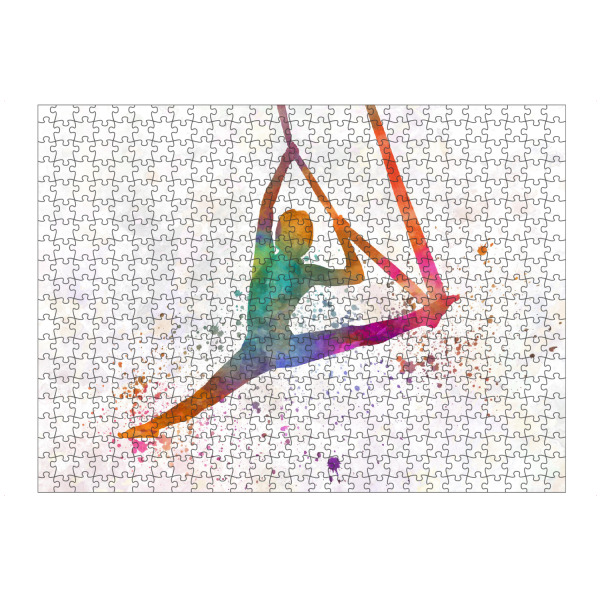 artboxONE Puzzle "Aerial Yoga in Watercolor" artboxONE - Sport