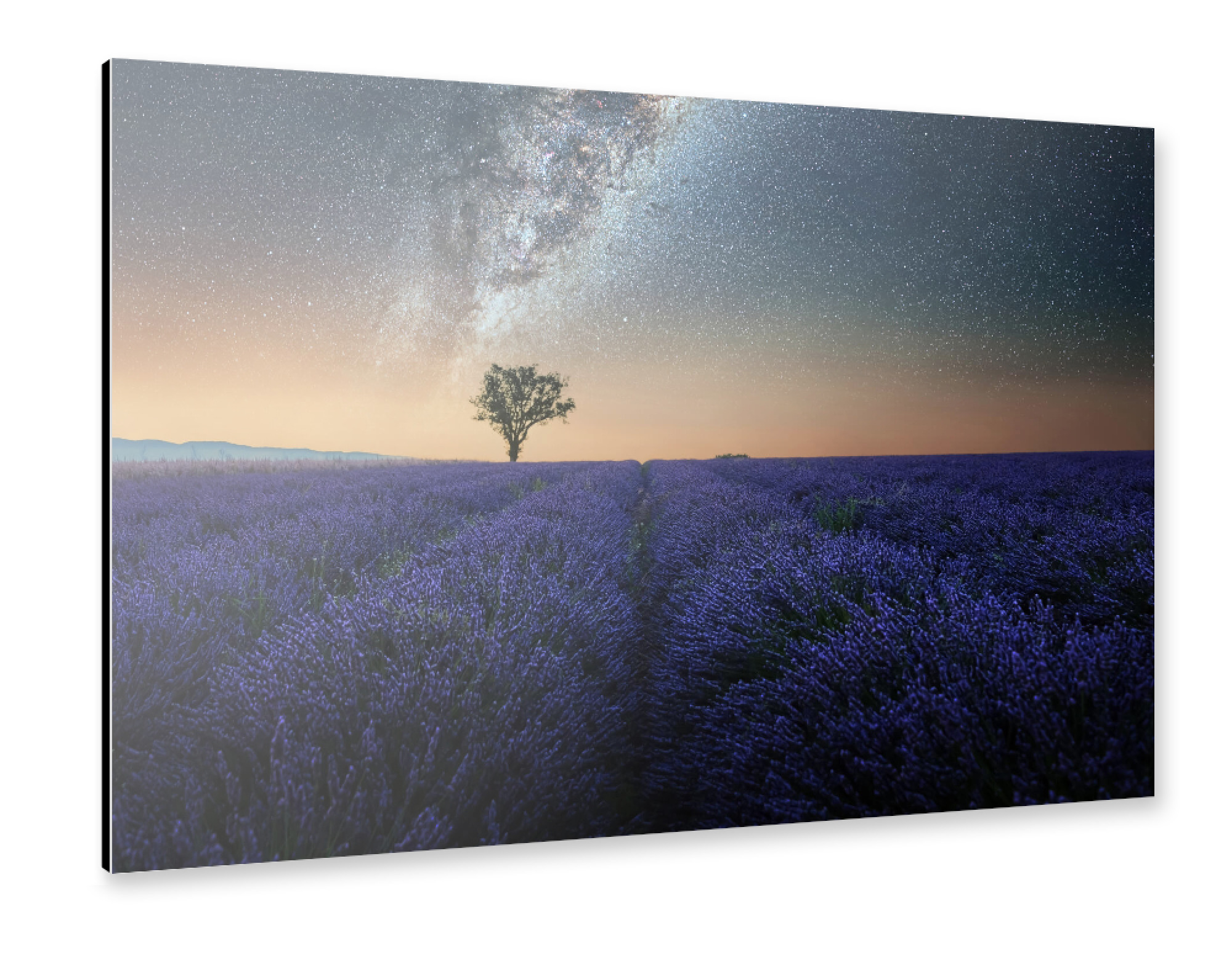 Alu-Dibond "Milky Way In Provence" 75x50 cm artboxONE