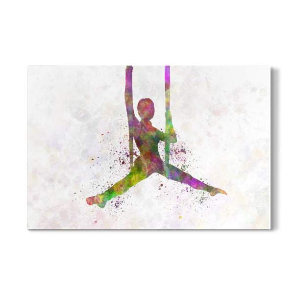 Galerie-Print "Aerial Yoga in Watercolor-d" 30x20 cm artboxONE